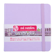 Load image into Gallery viewer, Talens Art Creation Sketchbook Pastel Violet | 12 x 12 cm, 140 g, 80 sheet