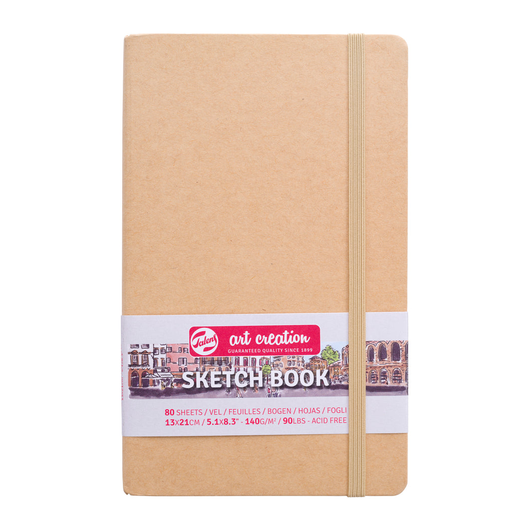 Talens Art Creation Sketchbook Kraft | 13 x 21 cm, 140 g, 80 sheets