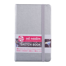 Load image into Gallery viewer, Talens Art Creation Sketchbook Silver | 9 x 14 cm, 140 g, 80 sheets