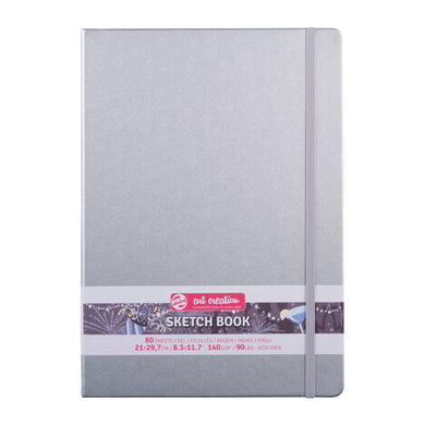 Talens Art Creation Sketchbook Silver | 21 x 29.7 cm, 140 g, 80 sheets