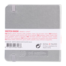 Load image into Gallery viewer, Talens Art Creation Sketchbook Silver | 12 x 12 cm, 140 g, 80 sheets