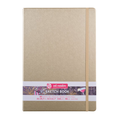Talens Art Creation Sketchbook White Gold | 21 x 29.7 cm, 140 g, 80 sheets