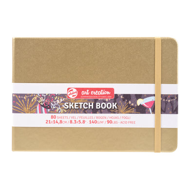 Talens Art Creation Sketchbook White Gold | 21 x 14.8 cm, 140 g, 80 sheets
