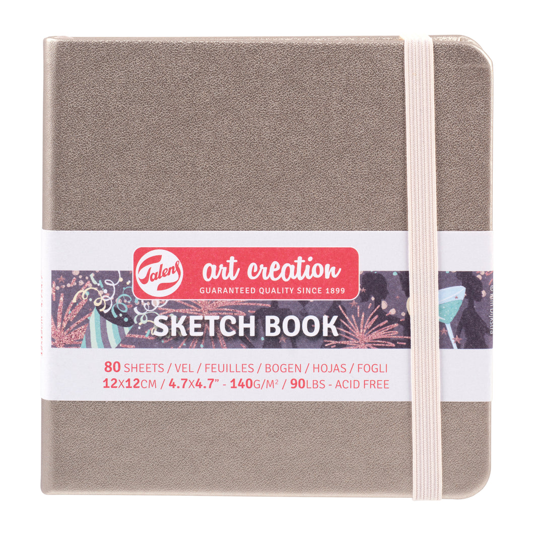 Talens Art Creation Sketchbook Pink Champagne | 12 x 12 cm, 140 g, 80 sheets