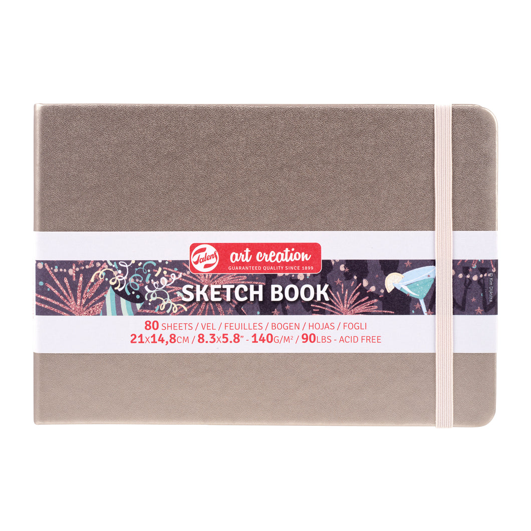 Talens Art Creation Sketchbook Pink Champagne | 21 x 14.8 cm, 140 g, 80 sheets