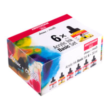 Load image into Gallery viewer, Amsterdam Acrylic Ink, Basic Set 6x30ml