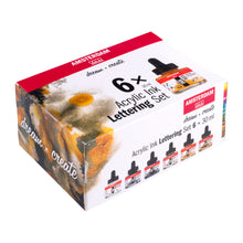 Load image into Gallery viewer, Amsterdam Acrylic Ink, Lettering Set 6x30 ml