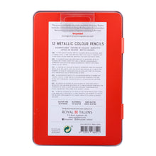 Load image into Gallery viewer, Bruynzeel Expression Color Pencil Tin - 12 Metallic Shades