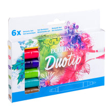 Load image into Gallery viewer, Ecoline Duotip Marker Botanic Set, 6 Colors
