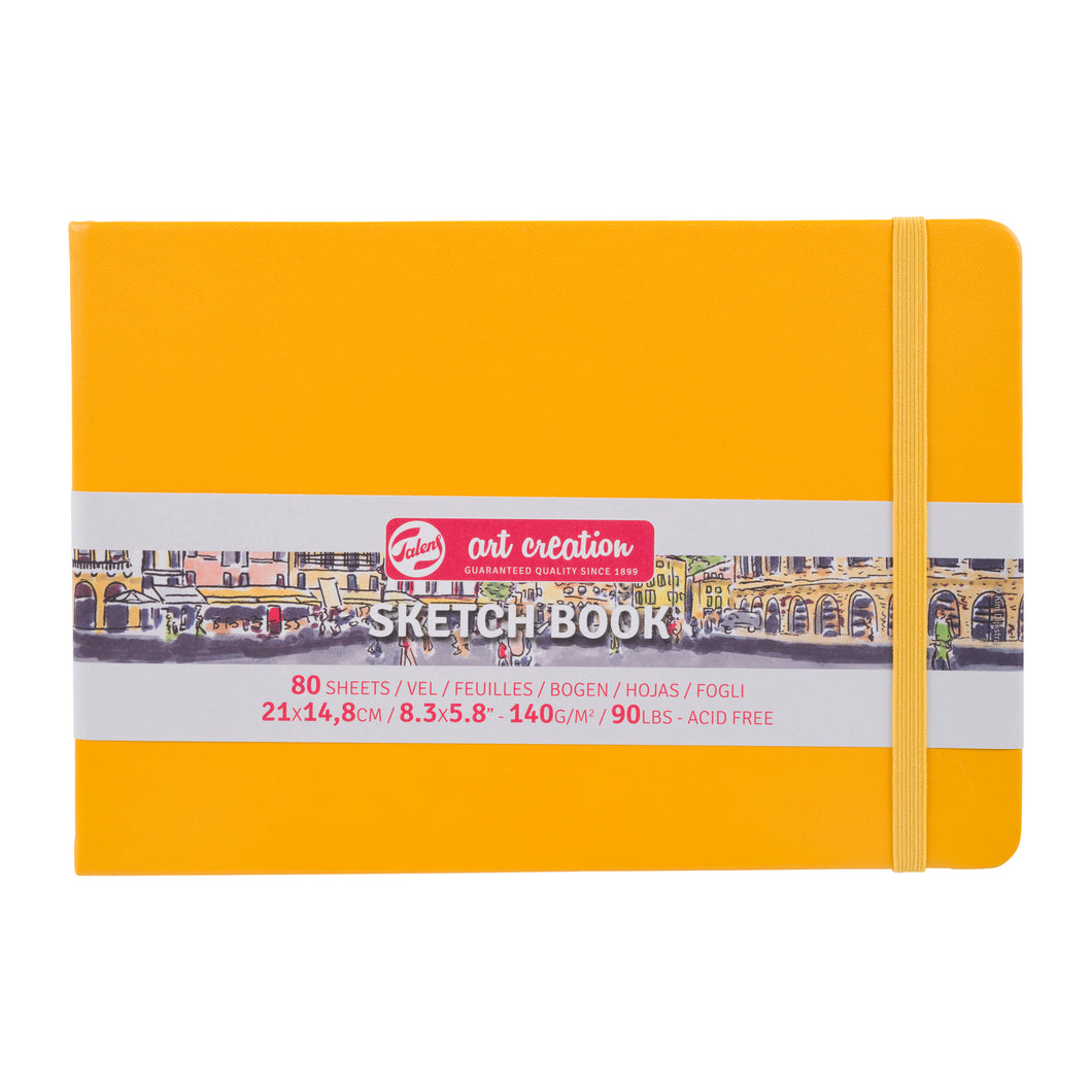 Talens Art Creation Sketchbook Golden Yellow | 21 x 14.8 cm, 140 g, 80 sheets