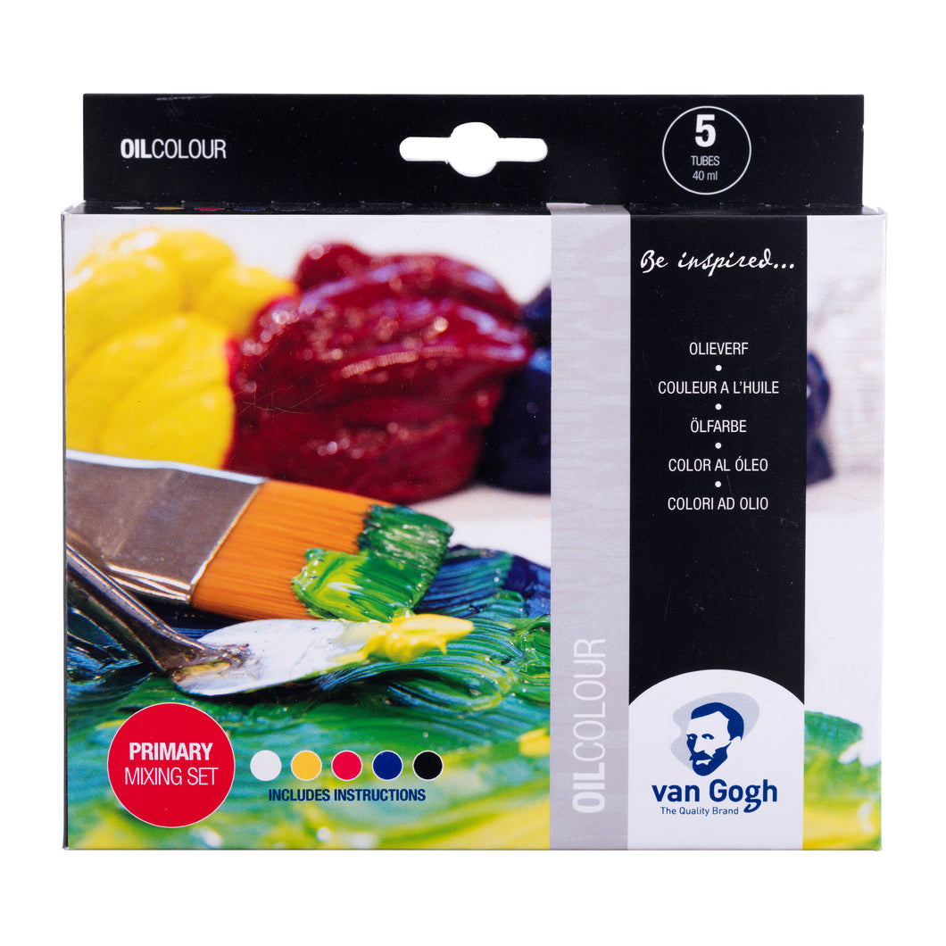 Van Gogh Oil Color Primary Mixing Set 5x40ml