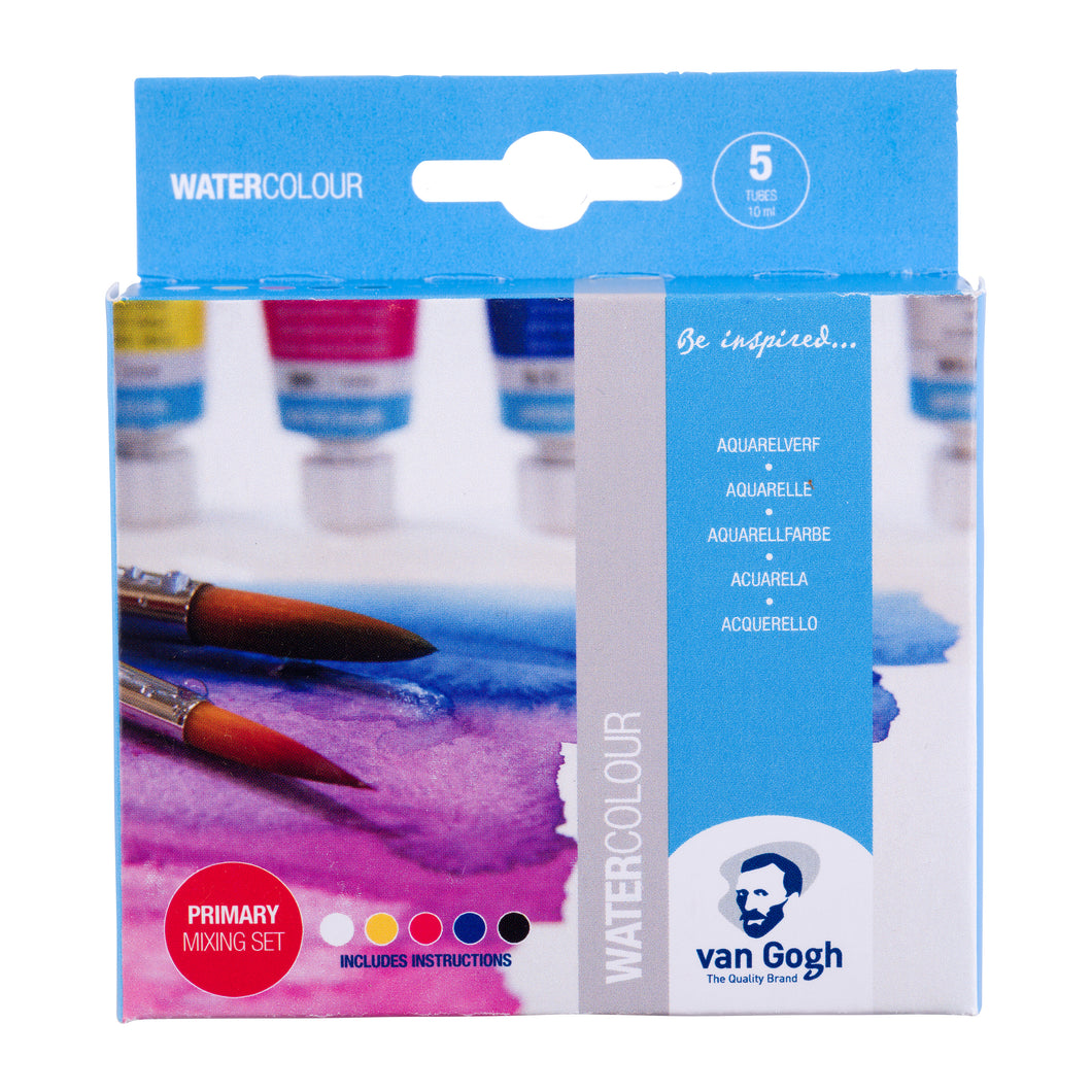 Van Gogh Watercolor, Primary Mixing 5x10ml Tube Set