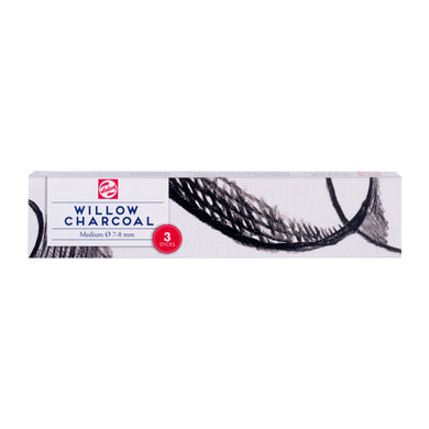 Talens Medium Charcoal Sticks 3pk