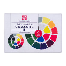 Load image into Gallery viewer, Talens Gouache Extra Fine Primary Set 6x16 ml