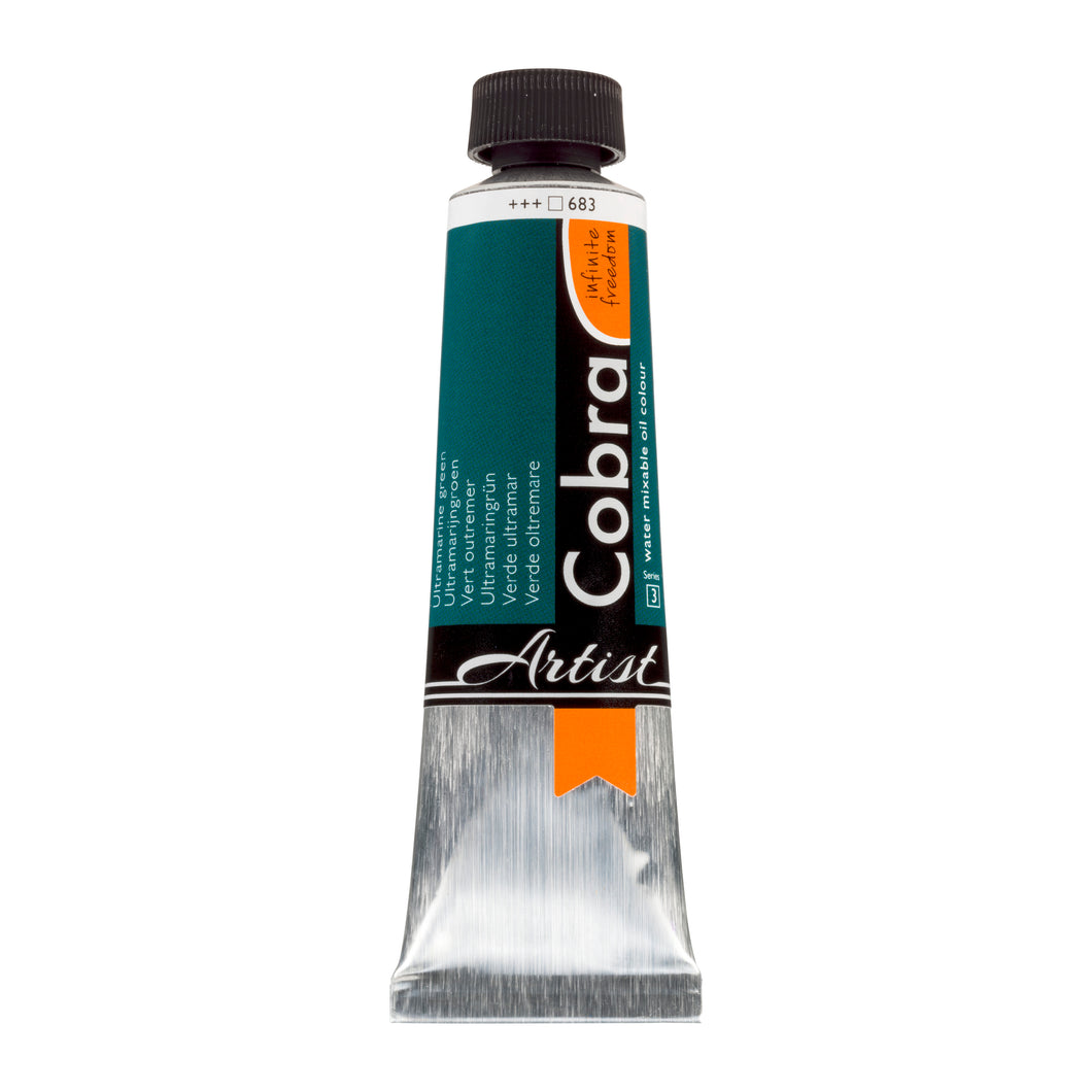 Cobra Artist Oil Color Ultramarine Green 40ml