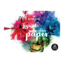 Load image into Gallery viewer, Ecoline Watercolor Paper Pad 24x32 cm, 290 g, 12 Pages