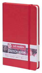 Talens Art Creation Sketchbook Red | 13 x 21 cm, 140 g, 80 sheets