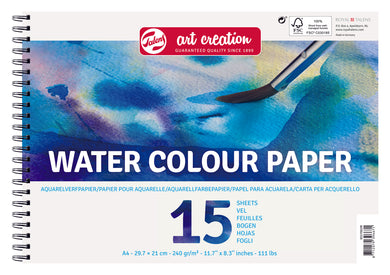Talens Art Creation Watercolor Paper A4, 250 g, 15 Sheets