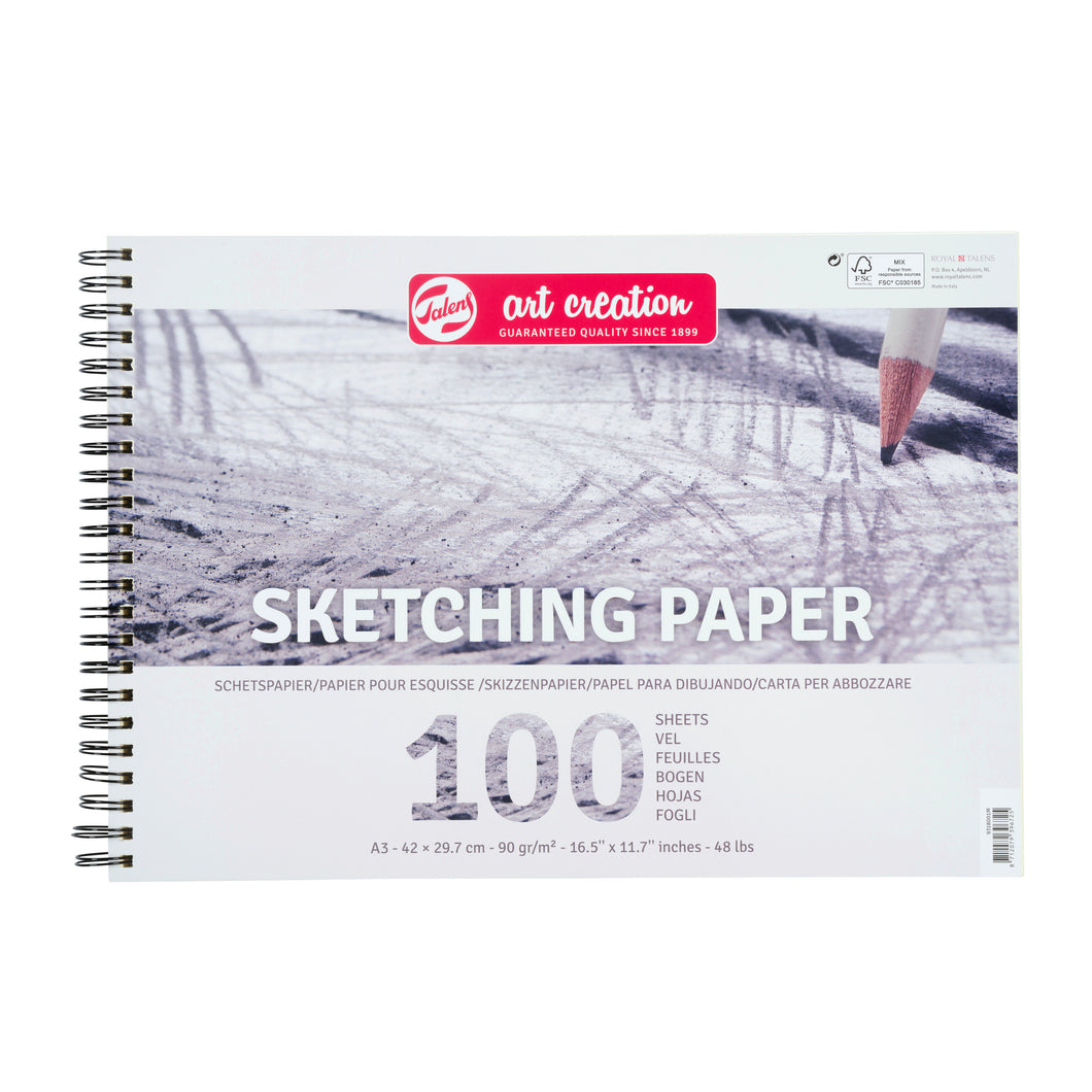 Talens Art Creation Sketching Paper A3, 90 g, 100 Sheets