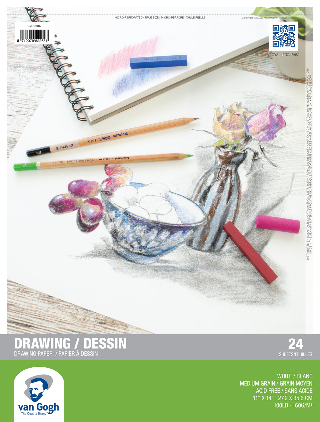 Van Gogh Drawing Paper Pad 11