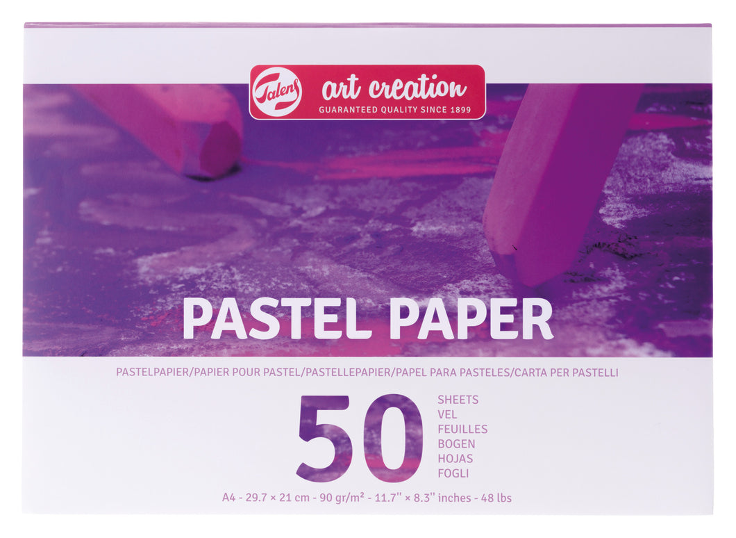 Talens Art Creation Pastel Paper Pad A4, 100 g, 50 sheets