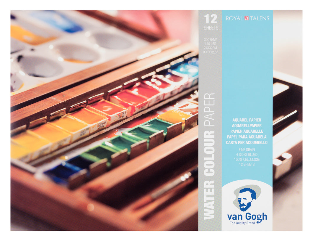 Van Gogh Watercolor Paper Block, 300 g, 12 sheets