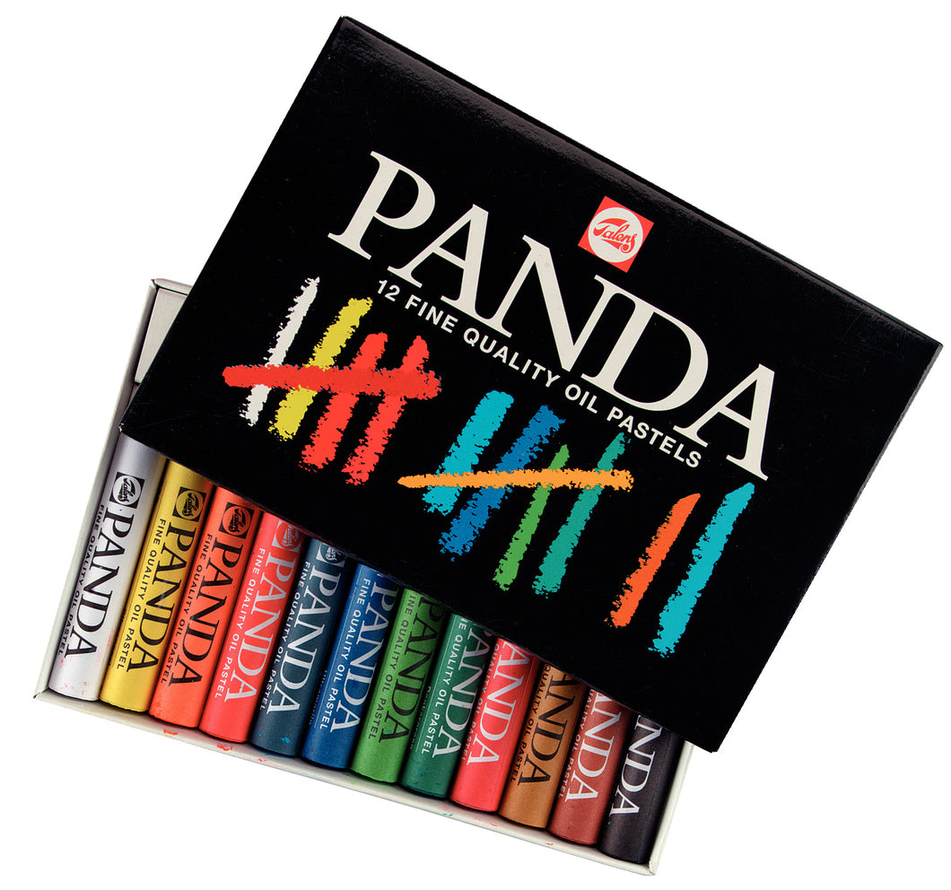 Talens Panda Oil Pastel Set - 12 colors