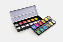 Load image into Gallery viewer, Finetec® Premium Pearlescent Watercolors - Four Elements Set