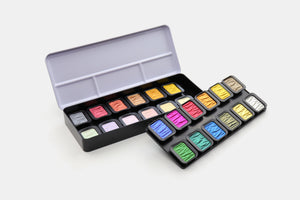 Finetec® Premium Pearlescent Watercolors - Four Elements Set