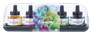 Ecoline Liquid Watercolor, Primary Set 5x30ml