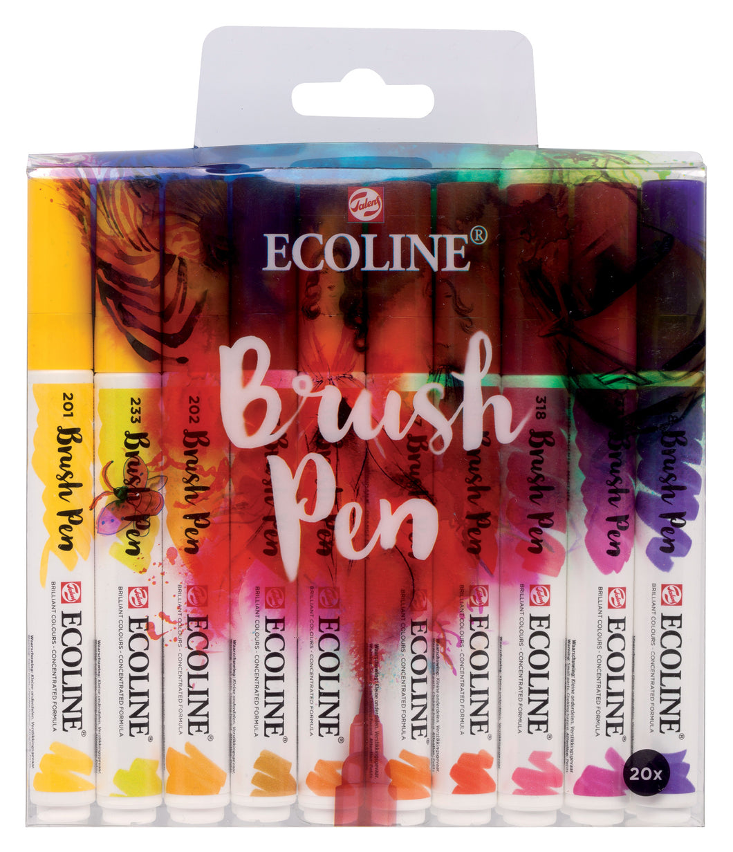 Ecoline Brush Pen Set of 20