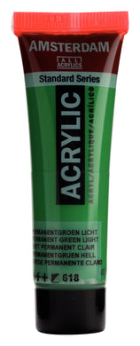 Amsterdam Standard Series Acrylic Permanent Green Light 20ml