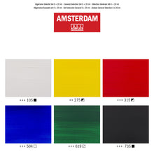 Load image into Gallery viewer, Amsterdam Standard Series Acrylic, General Selection Set 6x20ml