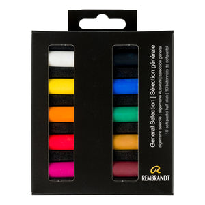 Rembrandt Soft Pastels General Selection 10 Half Pastels Set