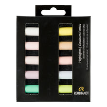 Load image into Gallery viewer, Rembrandt Soft Pastels Warm Yellows 10 Half Pastels Set