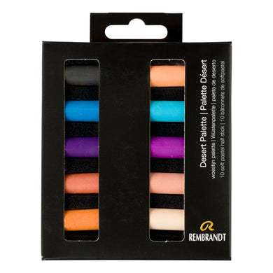 Rembrandt Soft Pastels Desert Palette 10 Half Pastels Set