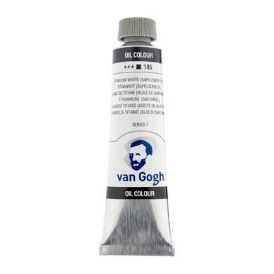 Van Gogh Oil Color Titanium White (Safflower Oil) 40ml