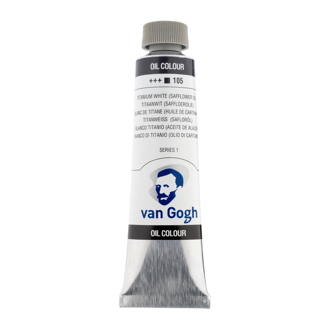 Van Gogh Oil Color Titanium White (Safflower Oil) 40ml