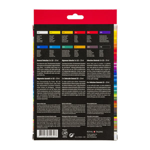 Amsterdam Standard Series Acrylic, General Selection Set 12x20ml