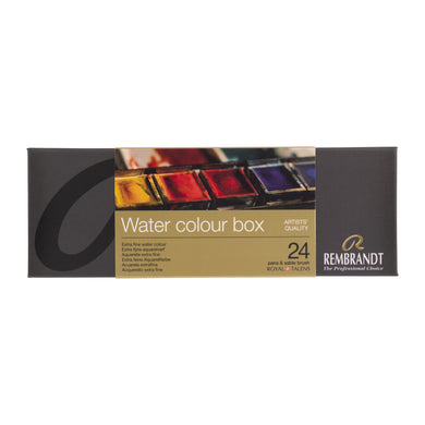 Rembrandt Professional Watercolor Paint, General Color Selection - 24 Pans