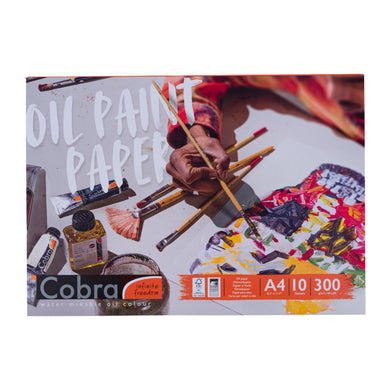 Cobra Oil Color Paper Block 29.7x21 cm (A4), 300 g, 10 sheets