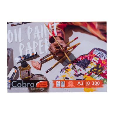 Cobra Oil Color Paper Block 42x29.7 cm (A3), 300 g, 10 sheets