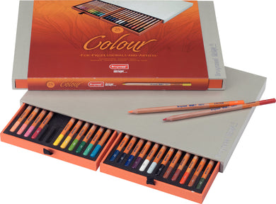 Bruynzeel Design Colored Pencil Box - 24 Pencil Set