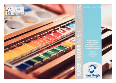 Van Gogh Watercolor Paper Block 10.5x15 cm 300 g, 12 Pages