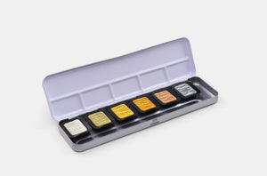 Finetec® Premium Pearlescent Watercolors - Antique Tones Set