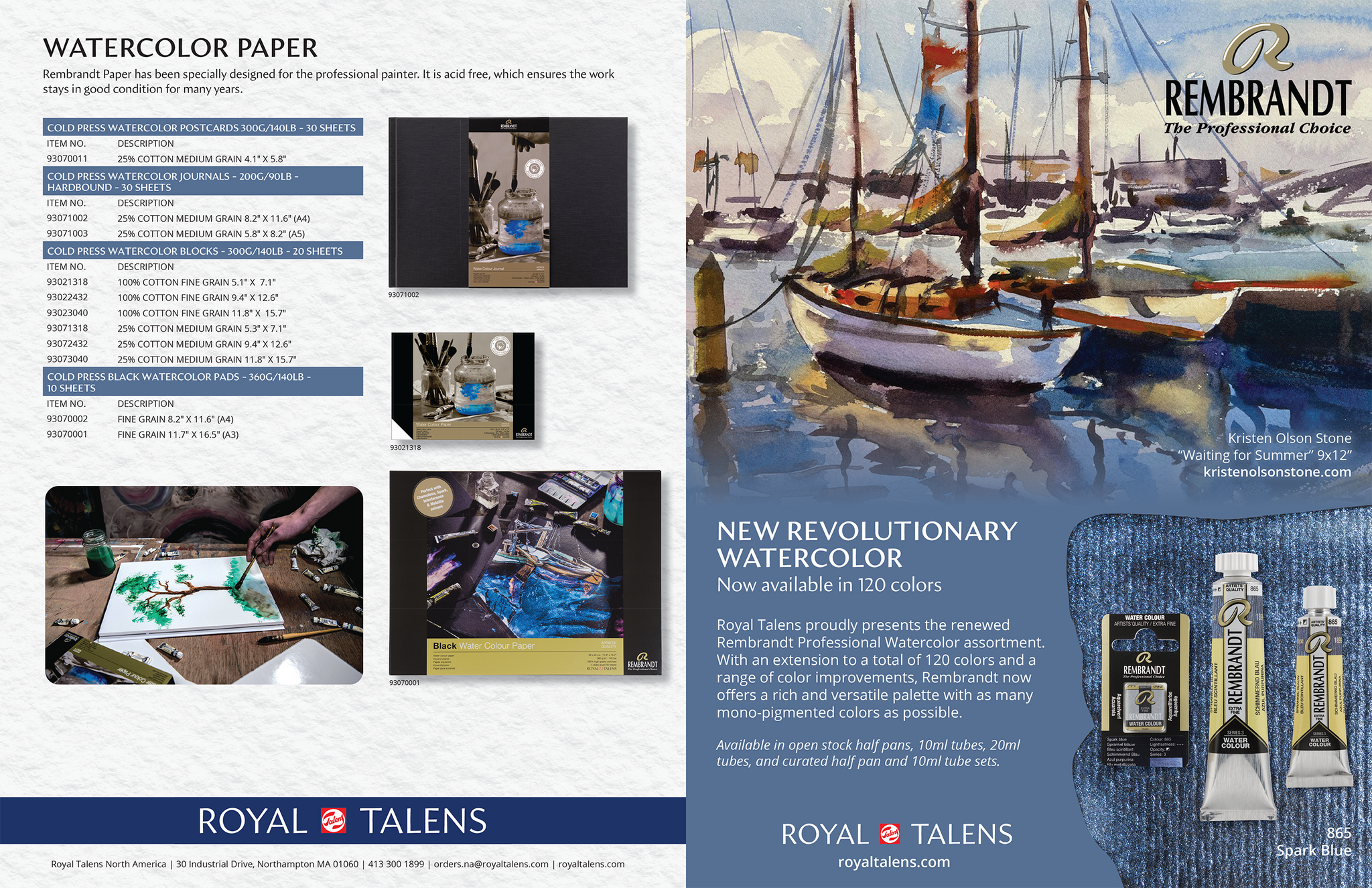 Brochures of all Royal Talens brands